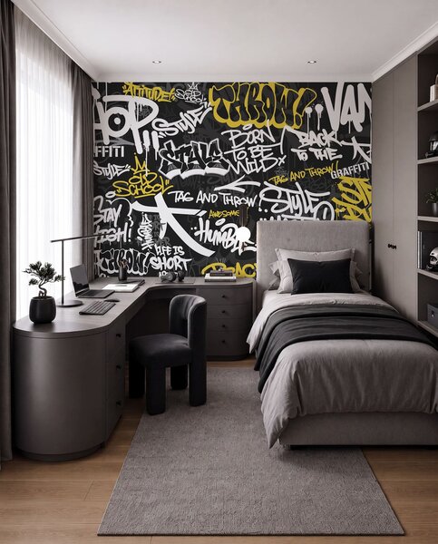 Tapety Rytmus mestského graffiti, Fototapety street art, u98895 : Uwalls.sk