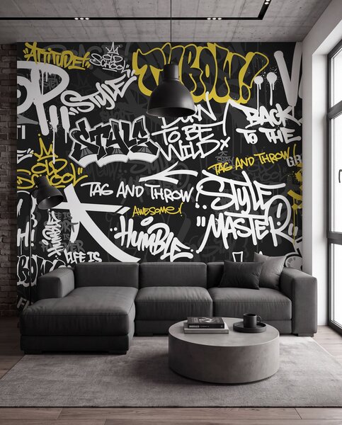 Tapety Rytmus mestského graffiti, Fototapety street art, u98895 : Uwalls.sk
