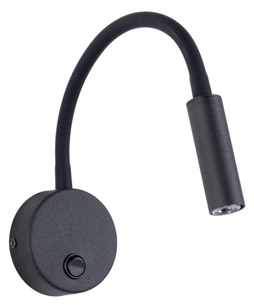 LED Nástenná lampa LAGOS 1xG9/3W/230V čierna