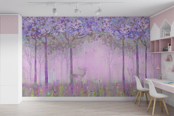 Tapety Kvitnúci les — Orgovánová, Detské fototapety, u62100v2 : Uwalls.sk