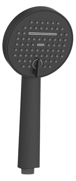 Invena Moonlight, sprchový stĺp s ručnou sprchovou hlavicou, čierna-ružové zlato, INV-AU-77-Z14-V