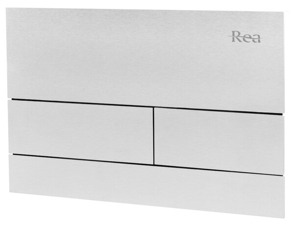 Rea, tlačidlo na splachovanie k podomietkovým systémom WC K011A-Q Rea T, brúsená oceľ, REA-E0057