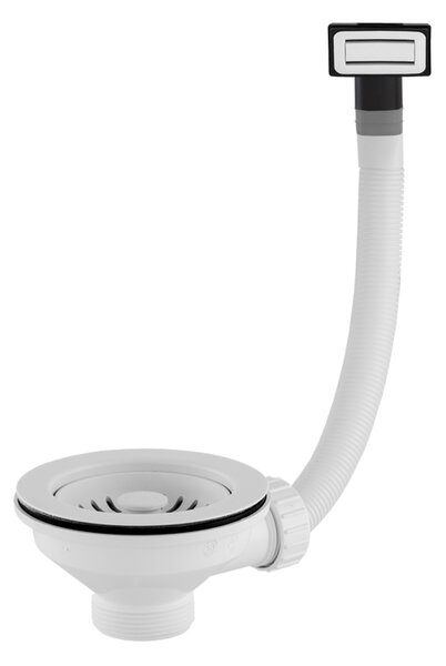 Gamma Gamma, sitko do drezu s prepadom 115mm, biela, GMA-1S115WH