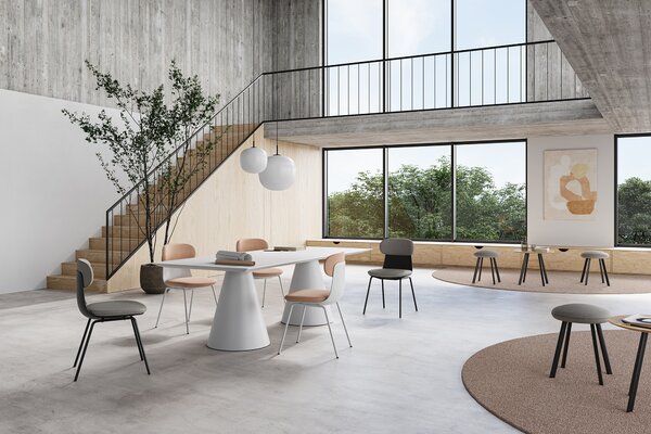 LD SEATING - Stolička ZOE 221-BR s podrúčkami