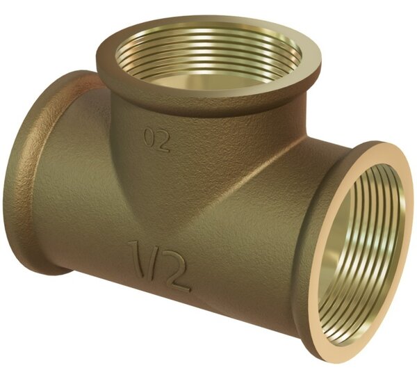 Mexen Mosadzný trojháčik 6/4 GW x 6/4 GW x 6/4 GW - W97403-646464