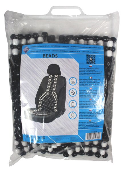 Cappa Poťah sedadla BEADS masážny guličkový 1ks čierny