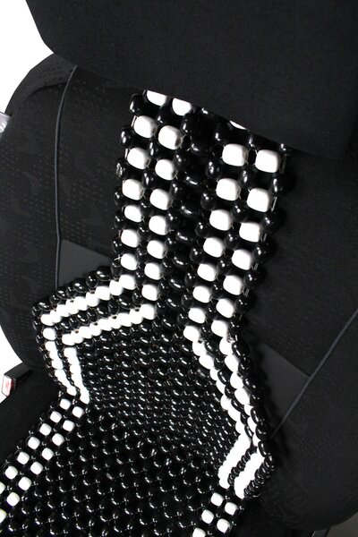 Cappa Poťah sedadla BEADS masážny guličkový 1ks čierny