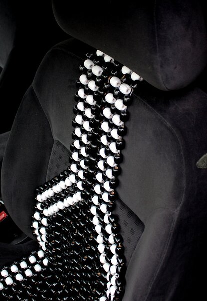 Cappa Poťah sedadla BEADS masážny guličkový 1ks čierny