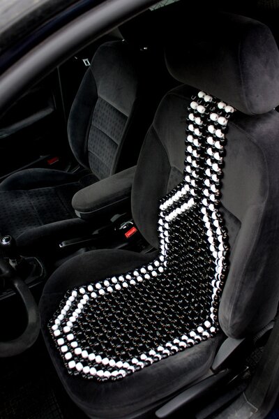 Cappa Poťah sedadla BEADS masážny guličkový 1ks čierny