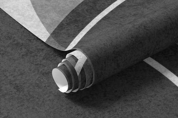 Tapety Geometrické oblúky v sivej farbe, Fototapety retro, u99095v2 : Uwalls.sk