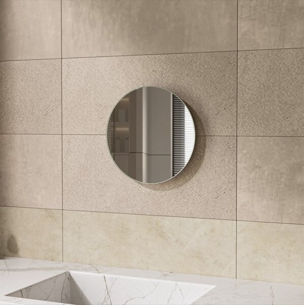Erga Round, okrúhle zrkadlo 30cm, ERG-V01-ROUND-3030-CL