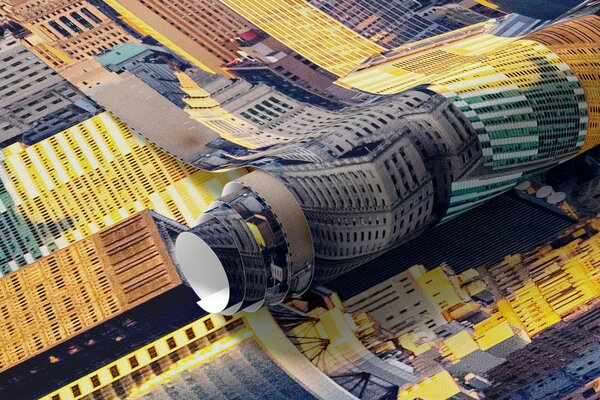Tapety Pohľad na Manhattan v New Yorku z vtáčej perspektívy, USA, Fototapety panoramatický, u98643 : Uwalls.sk
