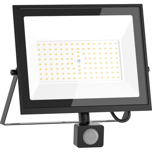 Mexen Luxpro LED reflektor s pohybovým senzorom, 70W, neutrálna - 4000K, 6300 lm, čierna - L235-070-40-70