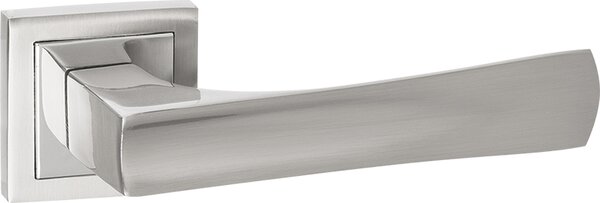 Kuchinox Nero II, kľučka na interiérové dvere na rozete, saténová, LAV-KN2_100A