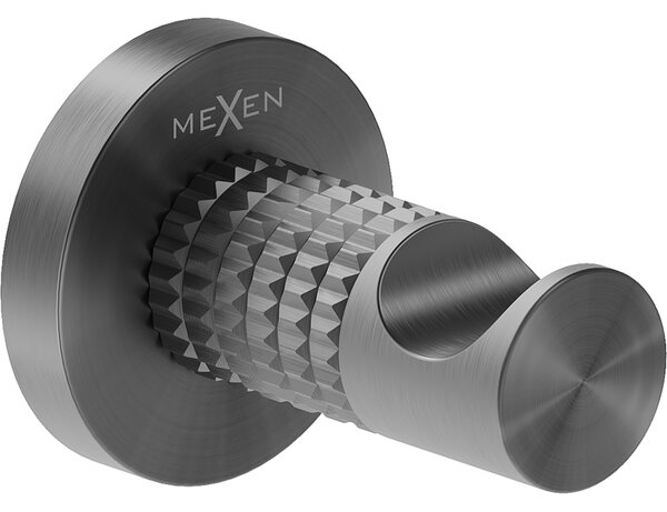 Mexen Triv, nástenný háčik na uteráky, grafitová, 70A33011-66