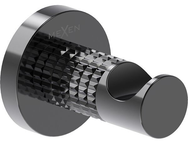 Mexen Triv, nástenný háčik na uteráky, čierna, 70A33011-73