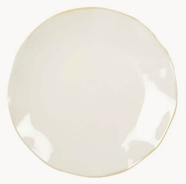Porcelánové dezertné taniere Rosa, 6 ks