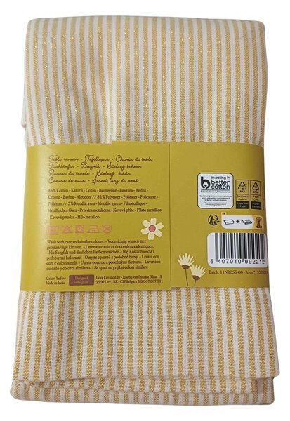Dekoračný bežeň na stôl SHIMORA 45x150 cm - viac farieb Farba: Sivá