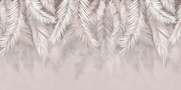 Tapety Záves ružových paliem II, Fototapety s lesom, Fototapety tropické, u48556v5d2 : Uwalls.sk