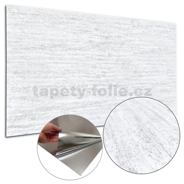 Samolepiaci lamely na zeď 3002, cena za kus, rozmer 100 cm x 60 cm, betón světle šedý, IMPOL TRADE