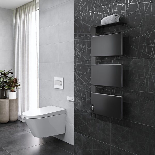 Mereo Mereo, WC s integrovaným elektronickým bidetom, RIMLESS, 592x380x430 mm, keramické, so sedátkom, MER-VSD110S2