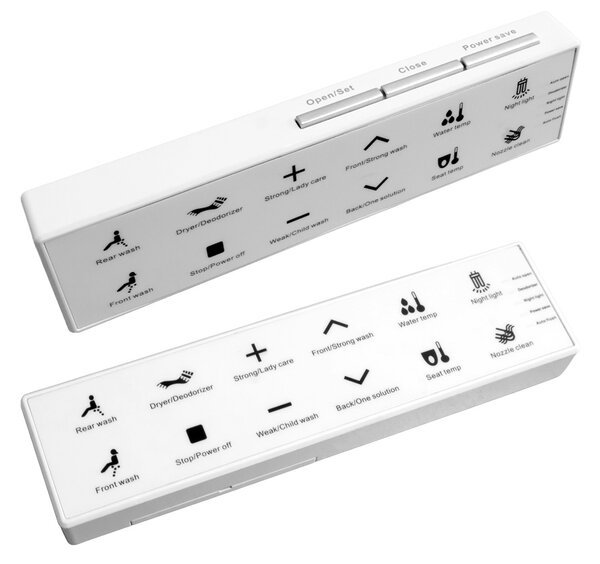Mereo Mereo, WC s integrovaným elektronickým bidetom, RIMLESS, 592x380x430 mm, keramické, so sedátkom, MER-VSD110S2