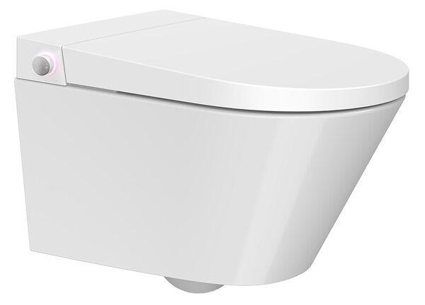 Mereo Mereo, WC s integrovaným elektronickým bidetom, RIMLESS, 592x380x430 mm, keramické, so sedátkom, MER-VSD110S2