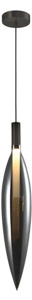 Závesný luster NORDIC na lanku 1xG9/5W/230V, čierny chróm
