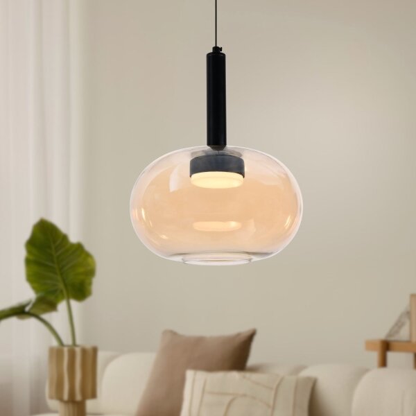 Luster na lane BUENO 1xGX53/9W/230V pr. 25 cm dymovo-béžový