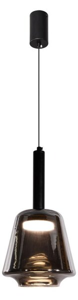 Závesné svietidlo na lanku BUENO 1xGX53/9W/230V pr. 18 cm dymovo čierne