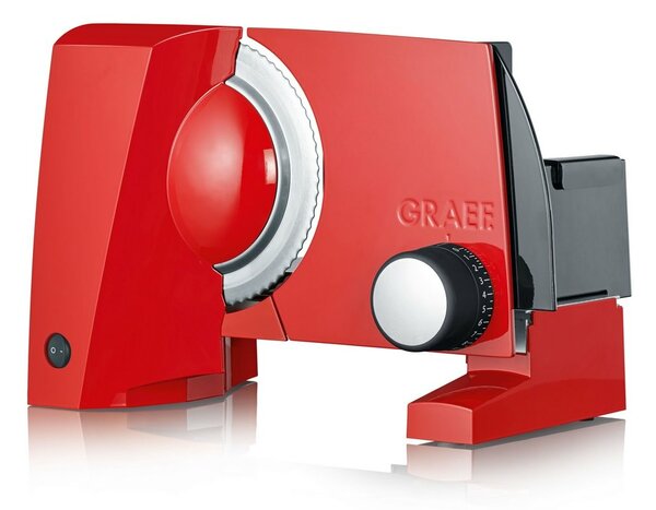 GRAEF SKS 10023 elektrický krájač s 2 kotúčmi, červená