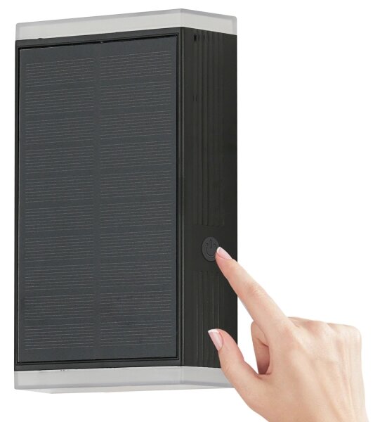 Brilagi - LED solárne nástenné svietidlo SUN GUARD LED/2W/3,7V 2000 mAh IP45