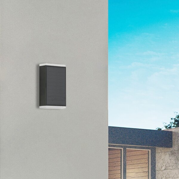 Brilagi - LED solárne nástenné svietidlo SUN GUARD LED/2W/3,7V 2000 mAh IP45