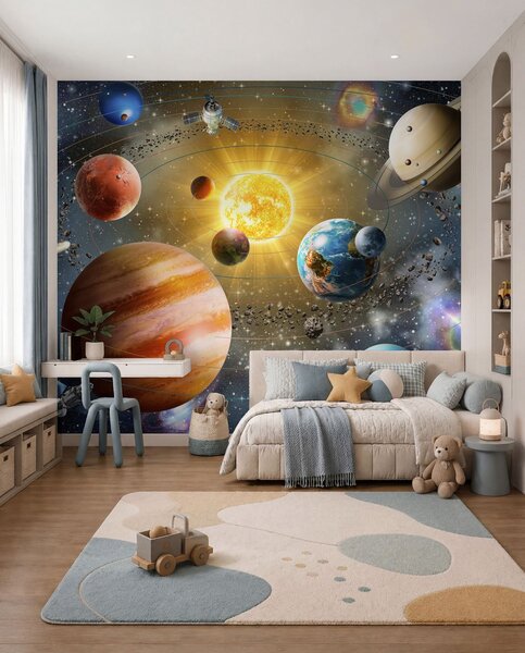 Tapety Cesta medzi planétami II, Dizajnové fototapety, u97222d2 : Uwalls.sk