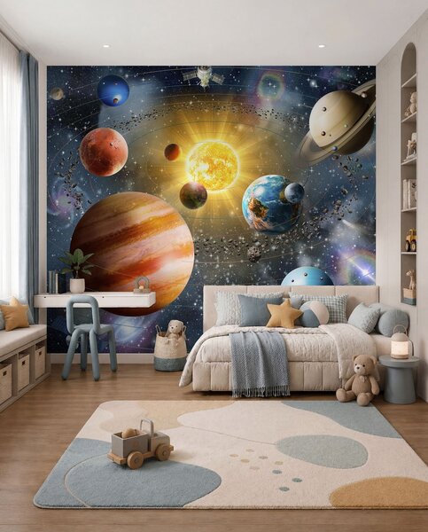 Tapety Cesta medzi planétami I, Dizajnové fototapety, u97222d1 : Uwalls.sk