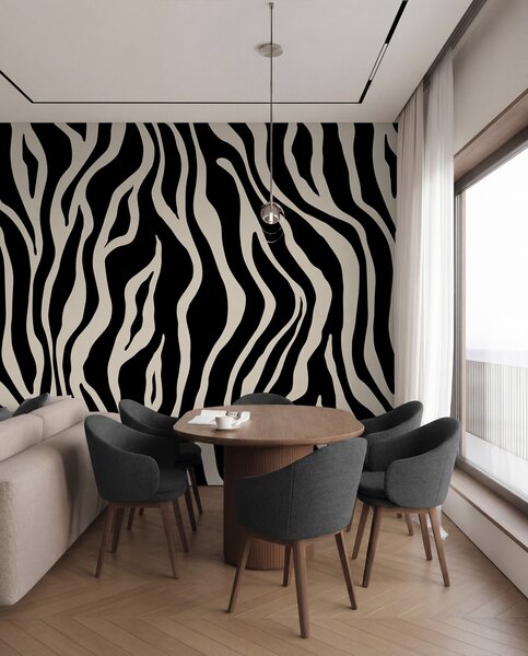 Tapety Zebrie pruhy v slonovine, Fototapety abstraktné, u99173v3 : Uwalls.sk
