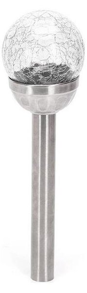 Aigostar - LED solárne svietidlo LED/2V 6500K IP44 40 mAh strieborné