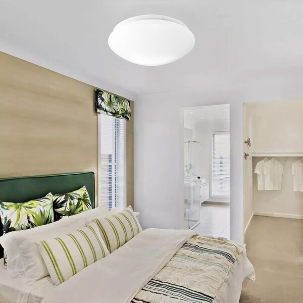 Toolight - LED stropná lampa 33cm okrúhla APP756-1C, biela, OSW-06514