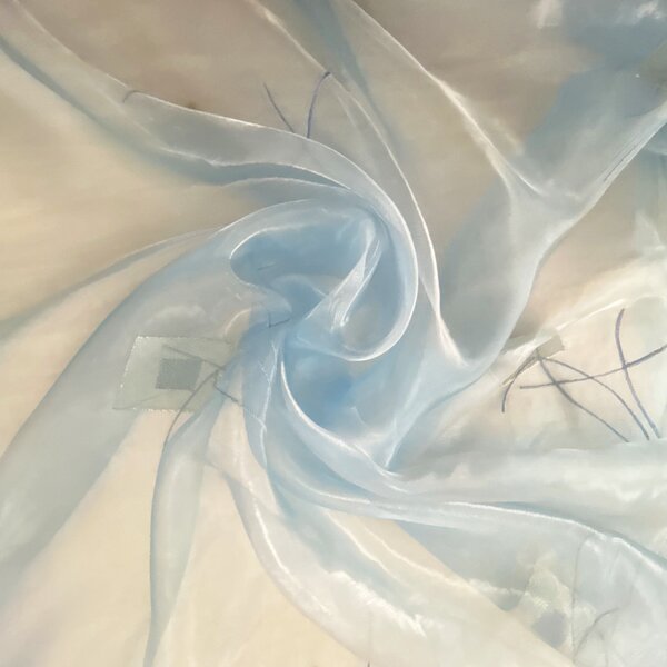 Organza látka/platno GLORIA 129-108 modrá