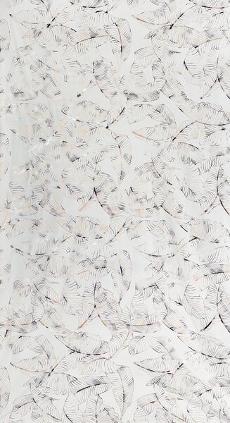 ZATEMŇOVACÍ ZÁVES NA KRÚŽKOCH ODETA 135X250 CM VZOROVANÁ