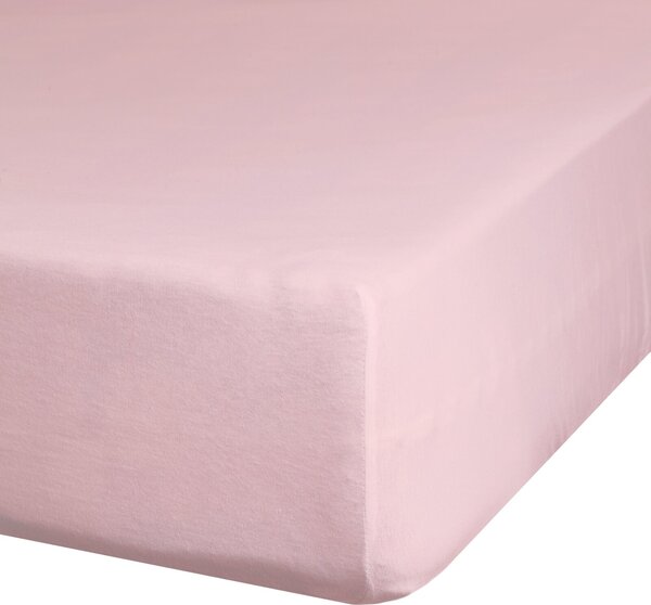 JERSEY PRESTIERADLO 220X240 CM, VÝŠKA 30 CM RUŽOVÉ
