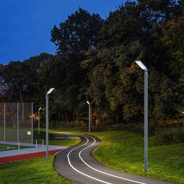 Brilagi - LED vonkajšie svietidlo so stĺpom a káblom 3 m URBANLIGHT LED/50W/230V antracit IP65
