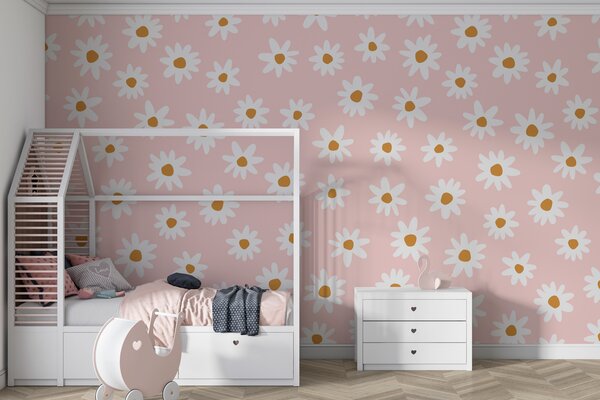 Tapety Kvety harmančeka v detskej izbe pre dievčatá , Detské fototapety, w00136 : Uwalls.sk
