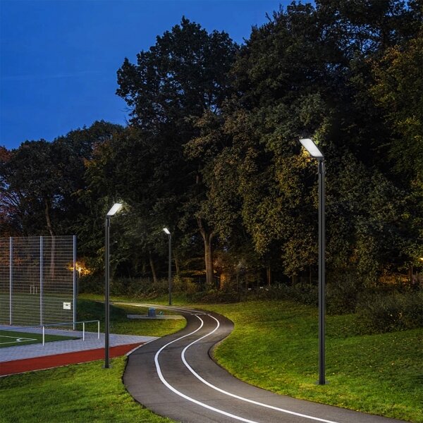 Brilagi -LED Vonkajšie svietidlo so stĺpom a káblom 3 m URBANLIGHT LED/50W/230V čierna IP65