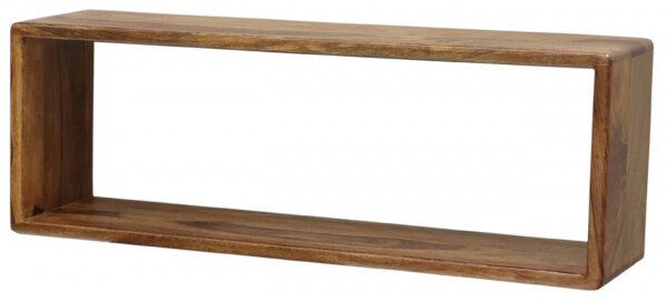 Polica na stenu Tina 150x35x22 indický masív palisander