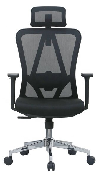 Kancelárska ergonomická stolička Neoseat BOROSI — čierna, nosnosť 150 kg