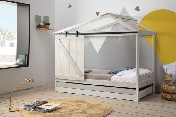 MUZZA Zásuvka pod posteľ alar 90 x 190 cm biela