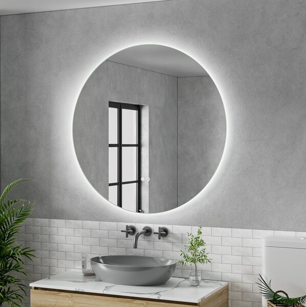 Erga Sofia, okrúhle LED zrkadlo 100cm, 2415 lm, 3 farby svetla, ERG-V01-207-1010