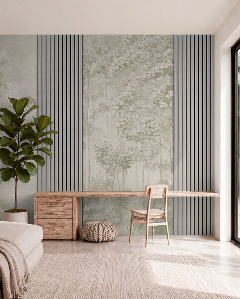 Tapety Les v šalviovej zelenej, Fototapety abstraktné, w00670v2 : Uwalls.sk