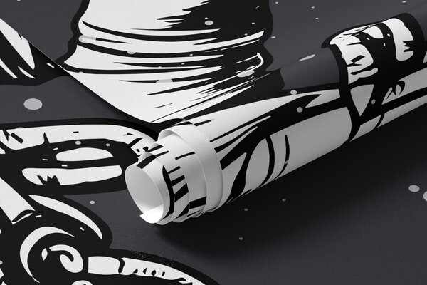 Tapety Astronaut a planéty na tmavosivom pozadí, Fototapety vesmír, w00712v5 : Uwalls.sk